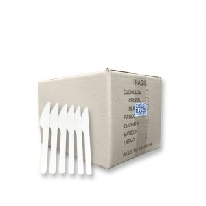 CAJA CUCHILLO BLANCO x1000