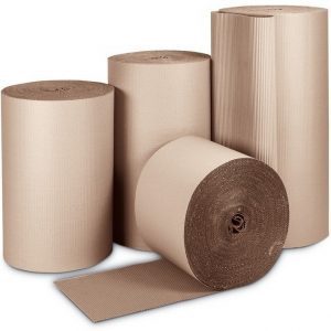 Rollos de carton corrugados