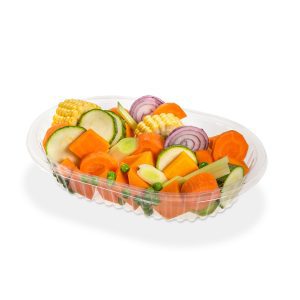 BANDEJA 105 MICROONDAS OVALADA x100Uni
