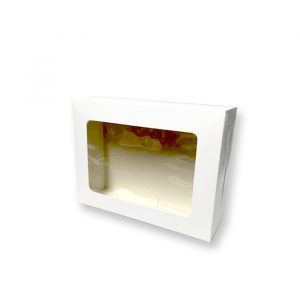 CAJA DESAYUNO c/visor (Blanca) 32x24x10